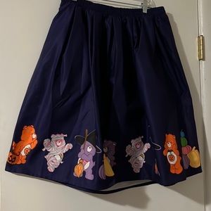 Care Bears x Unique Vintage Halloween Swing Skirt Size L